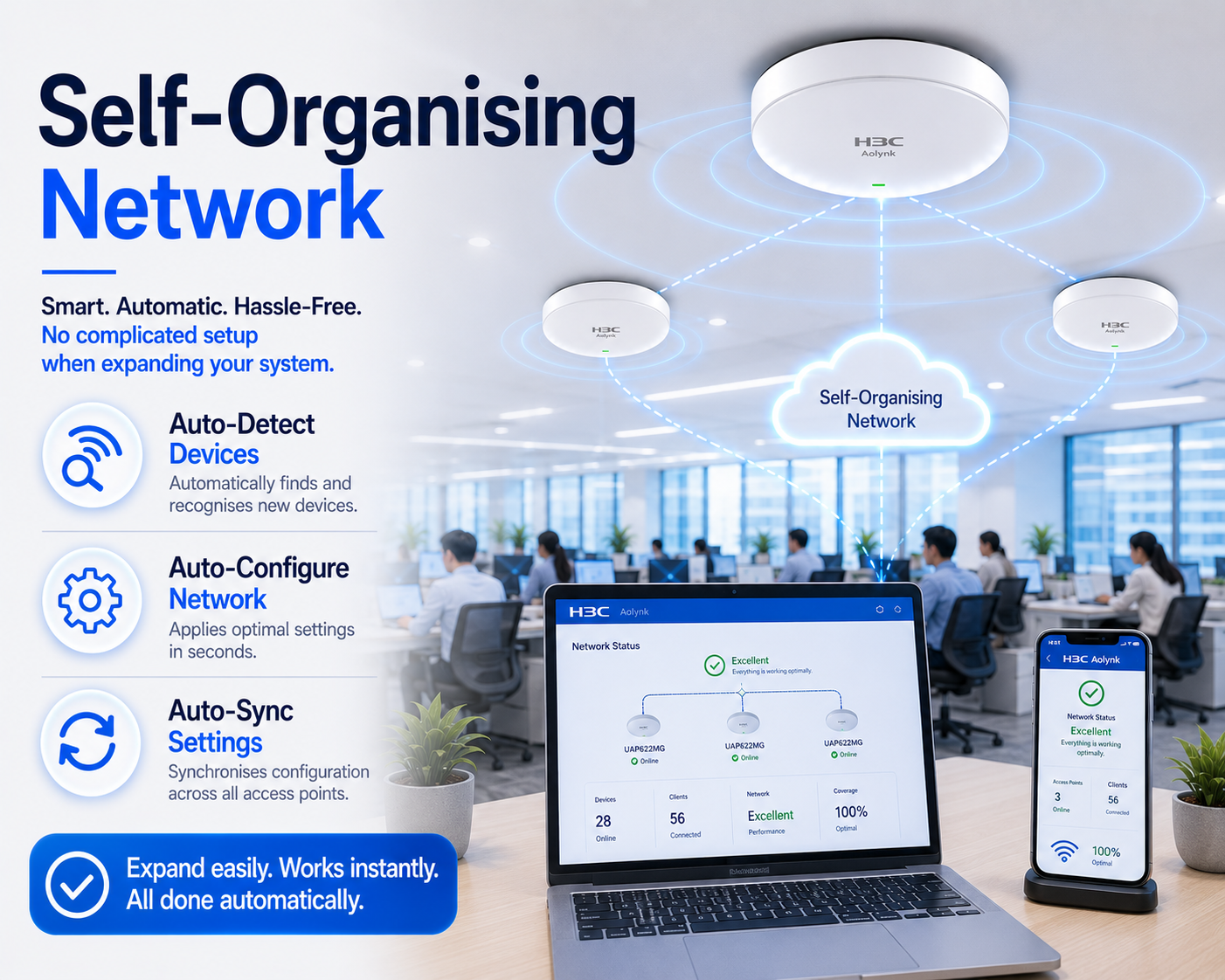 H3C Aolynk UAP622MG AX30 WiFi 6 Ceiling Access Point Package with Installation 7 H3C Aolynk UAP622MG AX3000 WiFi 6 Ceiling Access Point Package with Installation (4)
