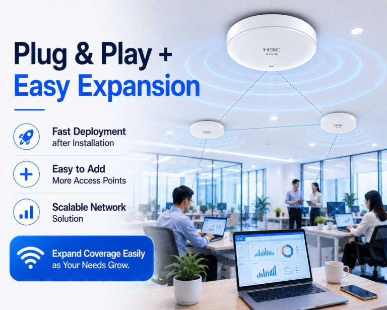 H3C Aolynk UAP622MG AX30 WiFi 6 Ceiling Access Point 7 H3C Aolynk UAP622MG AX3000 WiFi 6 Ceiling Access Point Package with Installation (6)