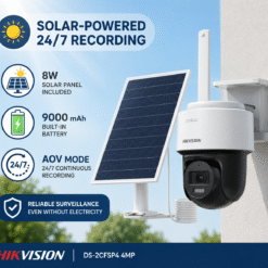 Hikvision DS-2CFSP4 4MP Solar 4G Pan and Tilt Outdoor CCTV Camera Package 11 Hikvision DS 2CFSP4 4MP Solar 4G Pan and Tilt Outdoor CCTV Camera Package (4)