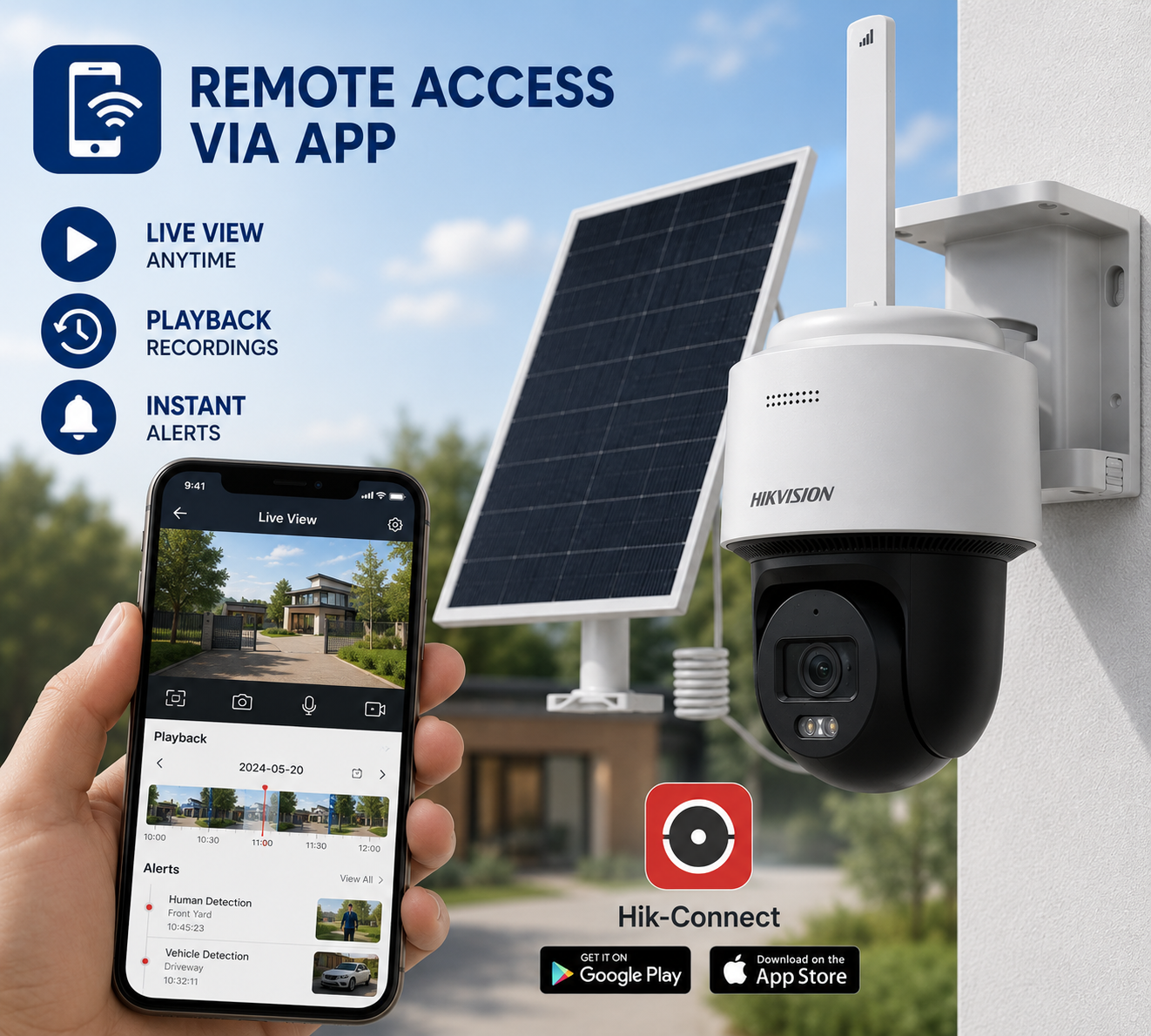 Hikvision DS-2CFSP4 4MP Solar 4G Pan and Tilt Outdoor CCTV Camera Package 9 Hikvision DS 2CFSP4 4MP Solar 4G Pan and Tilt Outdoor CCTV Camera Package (8)